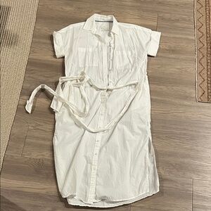 J. Crew Classic White Collared dress Shirt